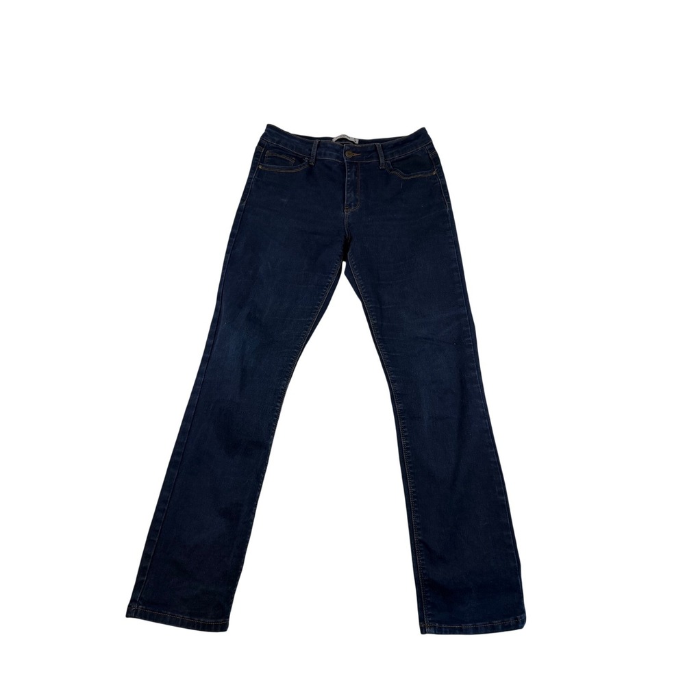 Traverse Dark Wash Straight Leg Jeans Womens Size 14 Indigo Stretch Denim